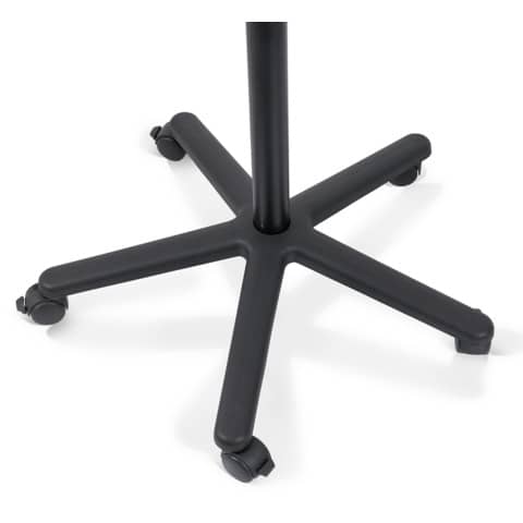 Lavagna a fogli mobili con 5 ruote Q-Connect cancellabile acciaio laccato 70x100 cm grigio - KF04159